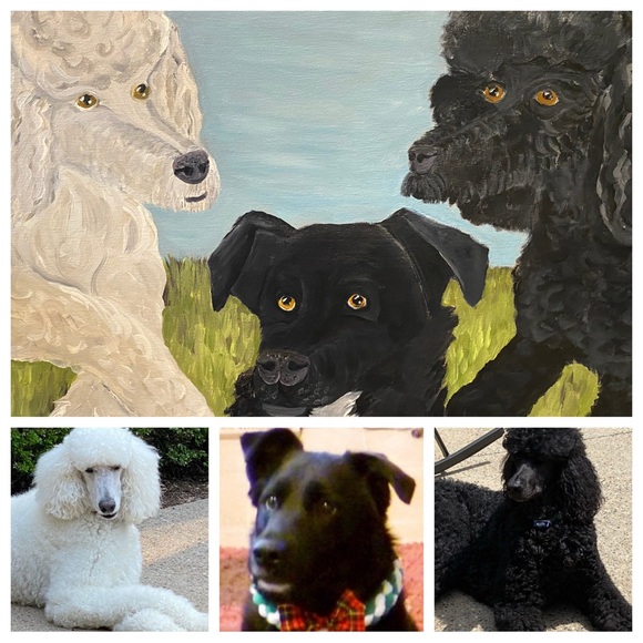 Custom Pet Portrait 🎁 - Multiple animals available. - Picture 7 of 13